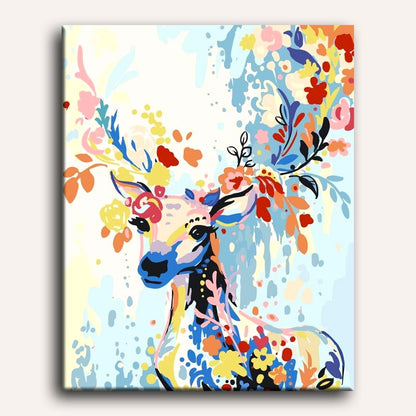 Spring Deer | Paint by Numbers