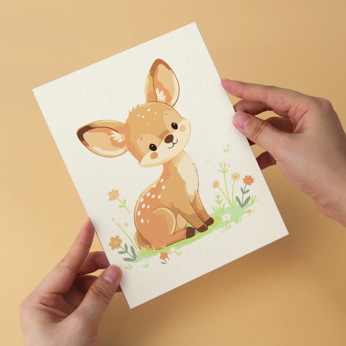 6 Wooden Board Mini Paintings – Baby Animal Friends