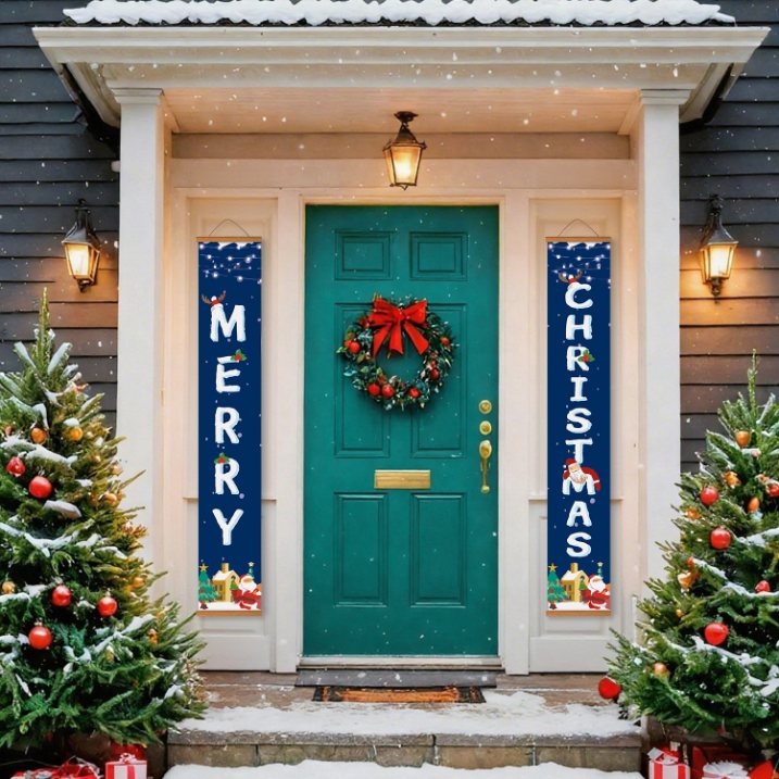 Paint-by-Number Door Panels – Merry Christmas Set