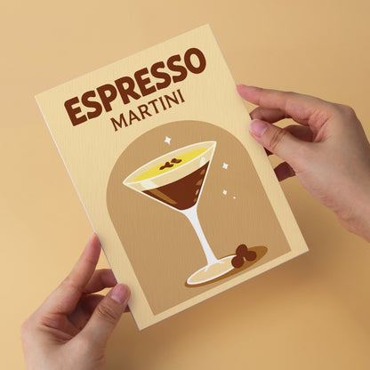 6 Wooden Board Mini Paintings – Colorful Cocktails