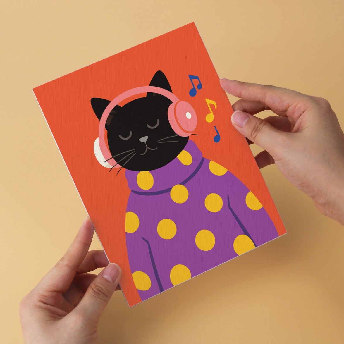 6 Wooden Board Mini Paintings – Cozy Cat Sason