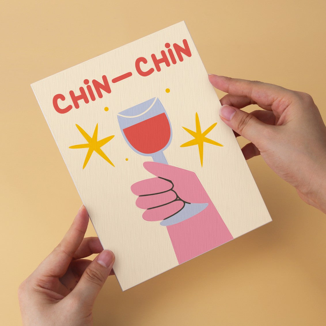 6 Wooden Board Mini Paintings – Cheers and Wishes