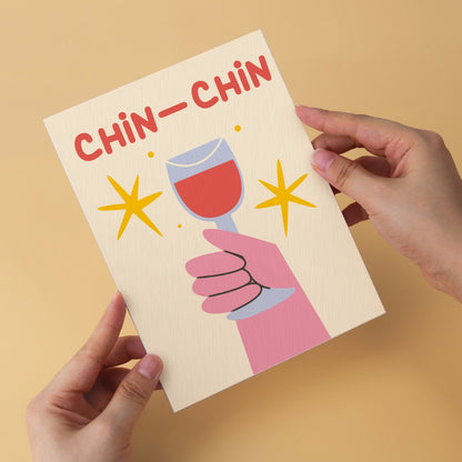 6 Wooden Board Mini Paintings – Cheers and Wishes