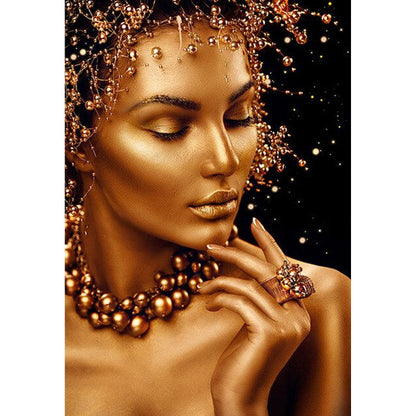 Woman of Gold - Diamond Painting