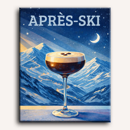 Après-Ski Espresso Martini | Paint by Number