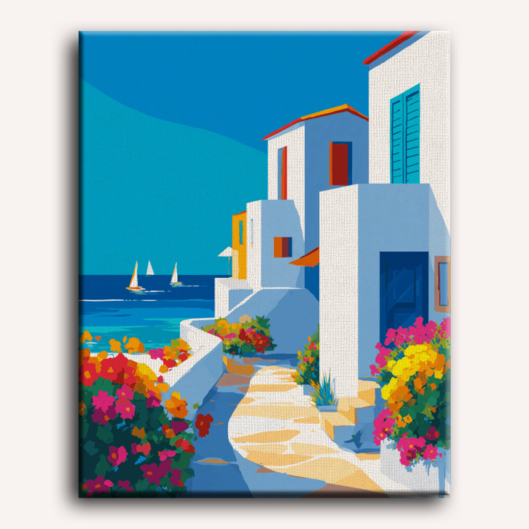 Azure Path | Paint by Number