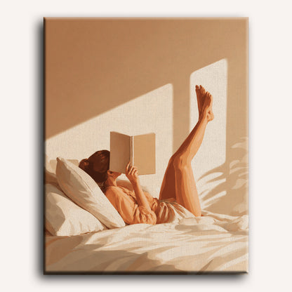 Behind Book Cover | Paint by Number