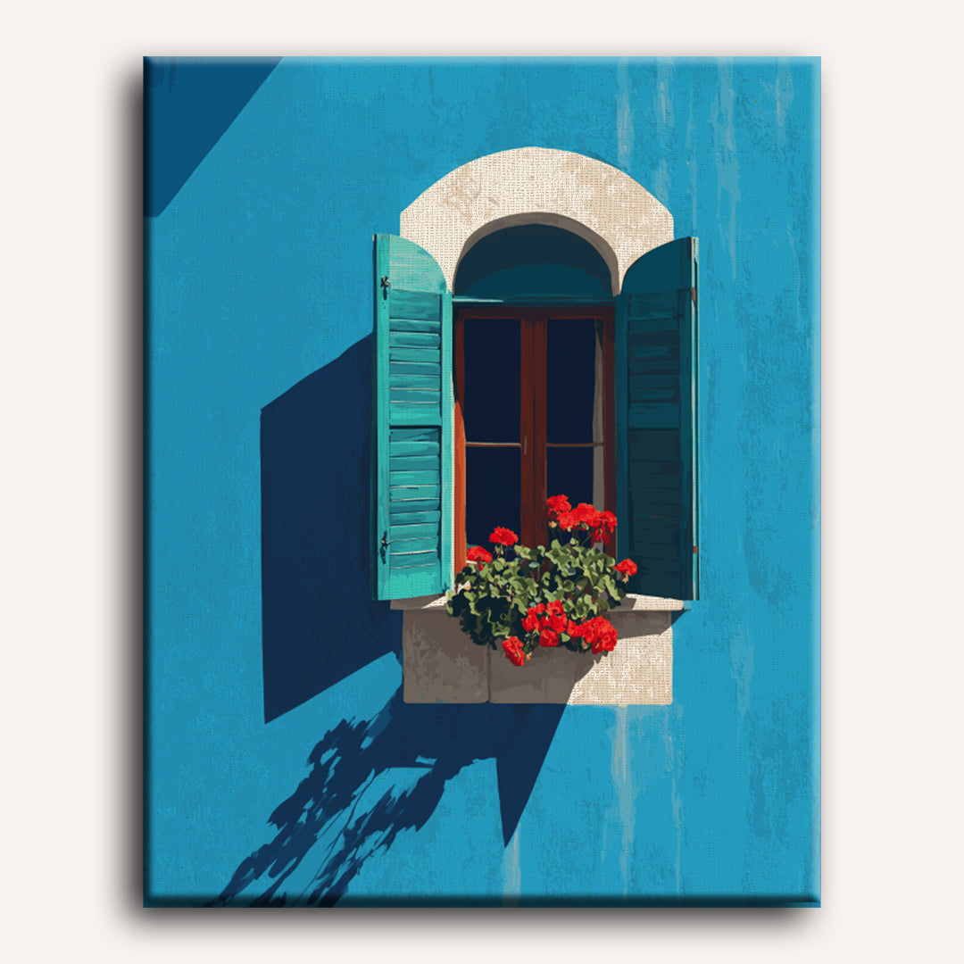 Blue & Bloom | Paint by Number