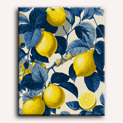 Botanical Blues | Paint by Number