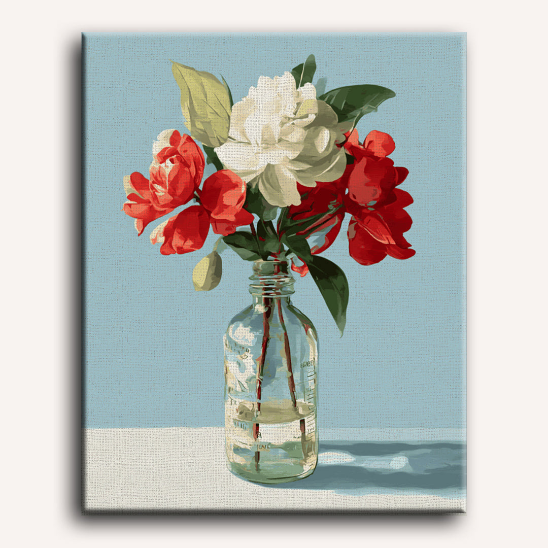 Bottled Flowers | Paint by Number