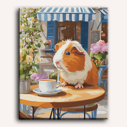 Café Guest | Paint by Number