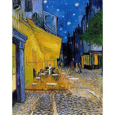 Paint by numbers - Cafe Terrace at night - Vincent Van Gogh | Painting by Numbers