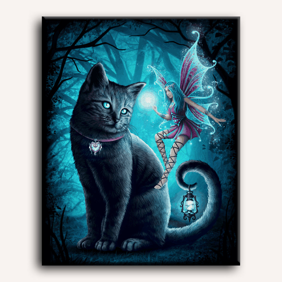 Cat and Fairy - By Sarah Richter | Paint by Number