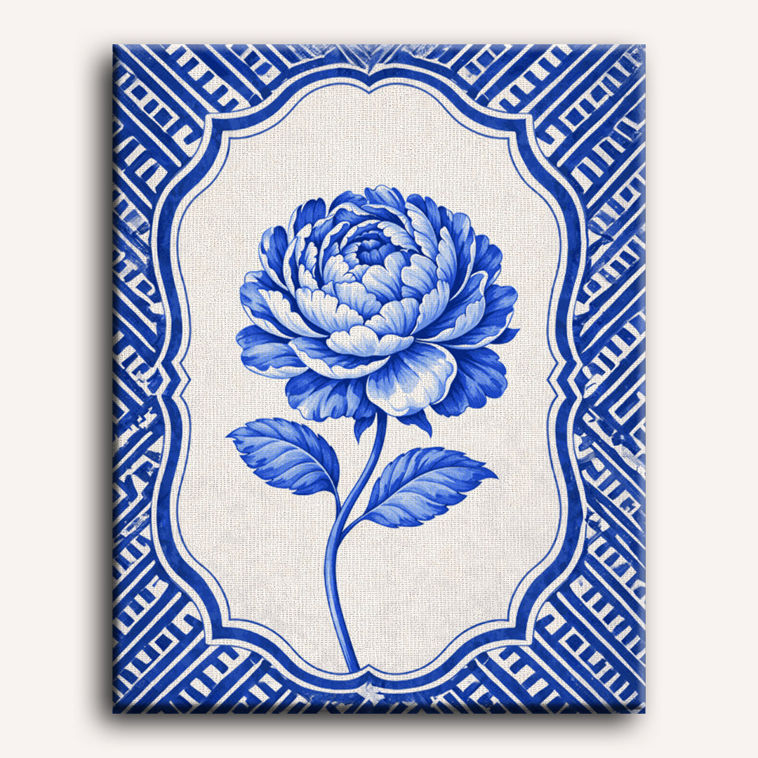 Ceramic Peony | Paint by Number