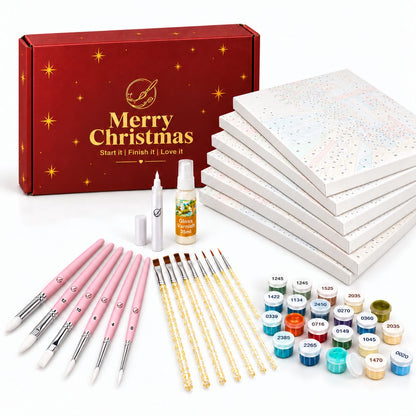 Christmas Paint by Numbers Gift Box – Classic Christmas Bundle