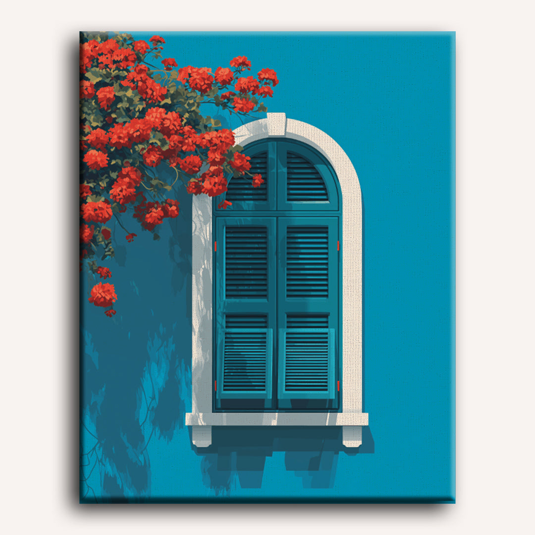 Coastal Shutters | Paint by Number