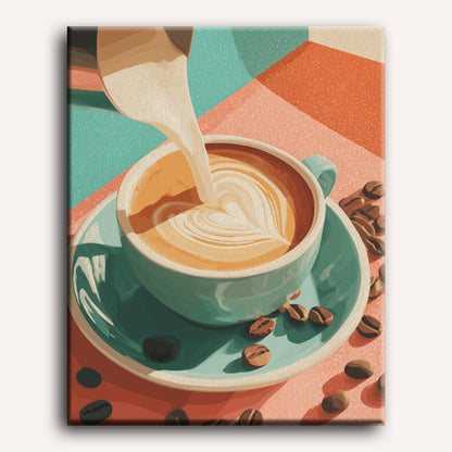 Coffee with Love | Paint by Number
