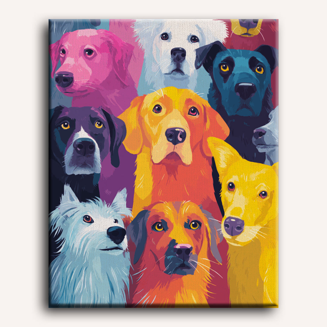 Colorful Friends | Paint by Number