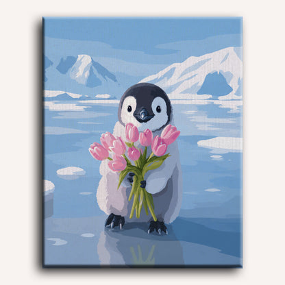 Baby Penguin | Paint by Number