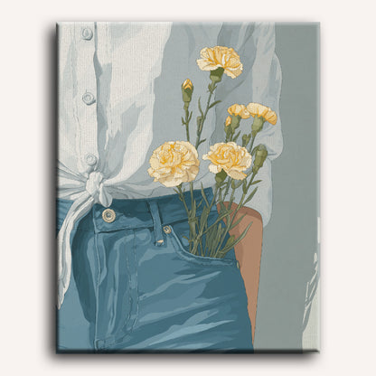 Blooming Pockets | Paint by Number