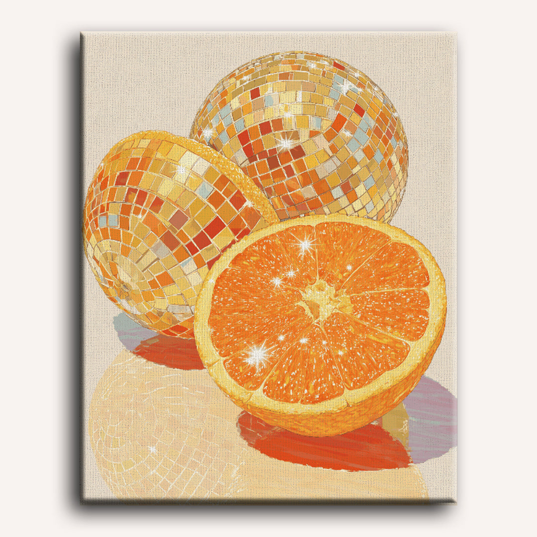 Disco - Orange | Paint by Number