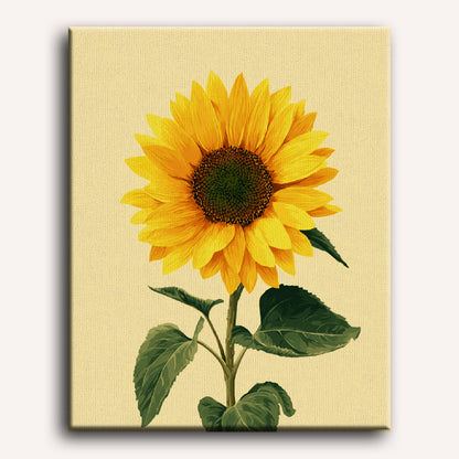 Golden Sunflower | Paint by Number