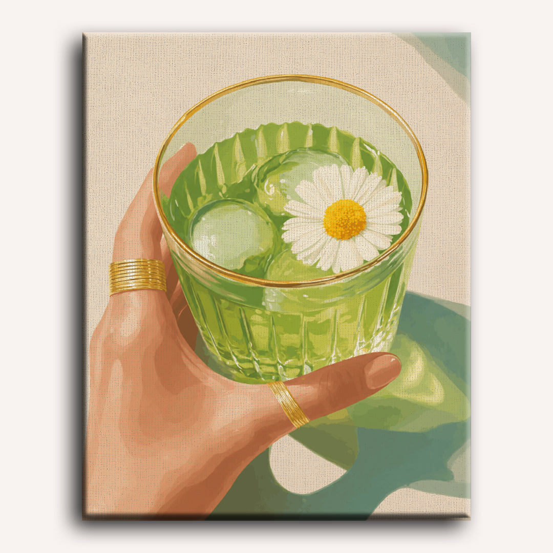 Iced Matcha | Paint by Number