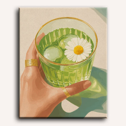 Iced Matcha | Paint by Number