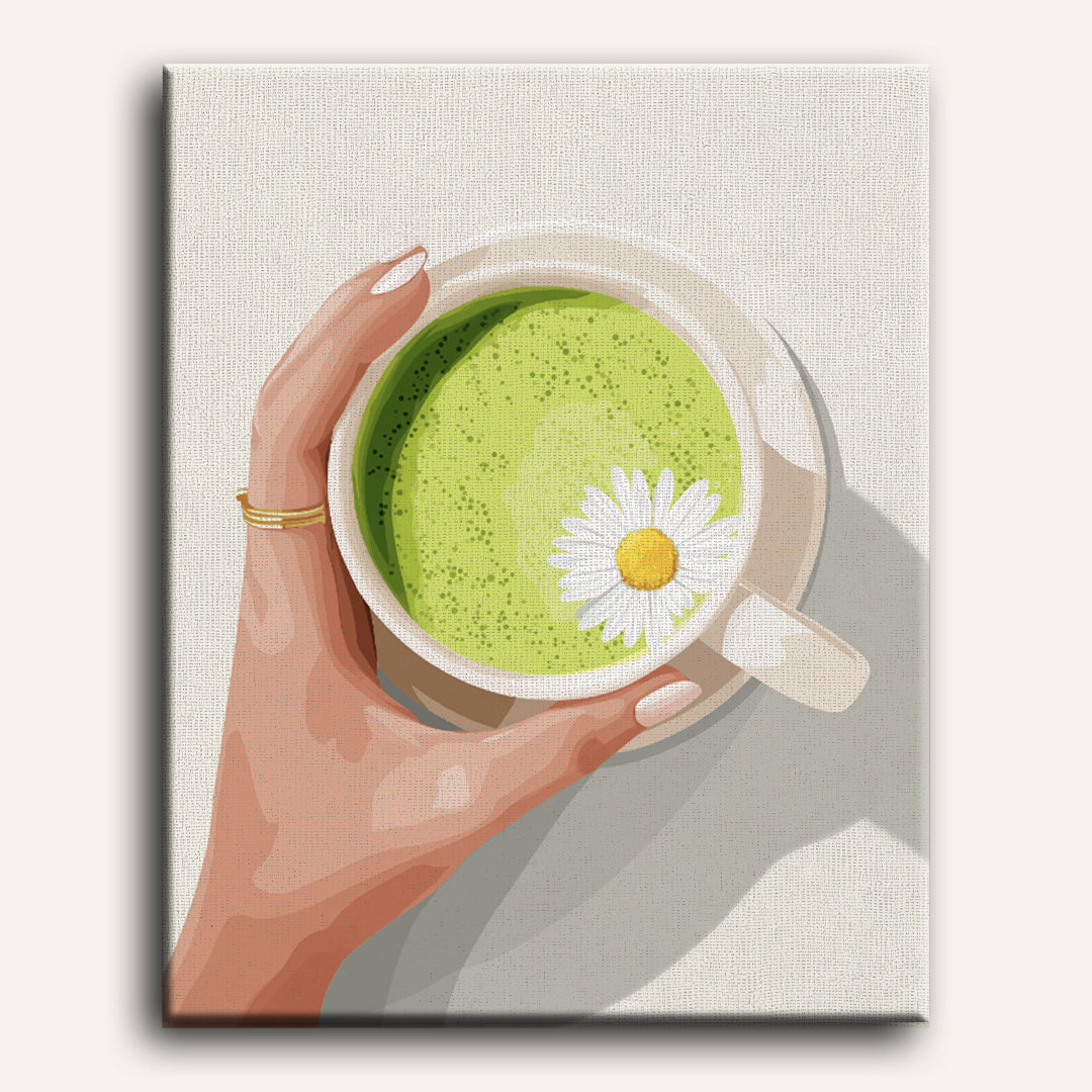 Matcha Latte | Paint by Number