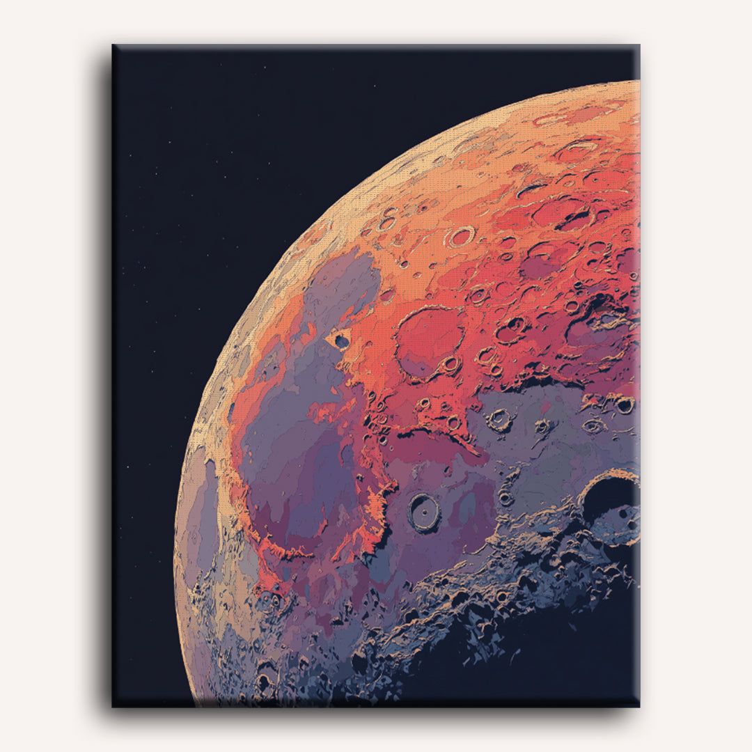 Moon Side | Paint by Number