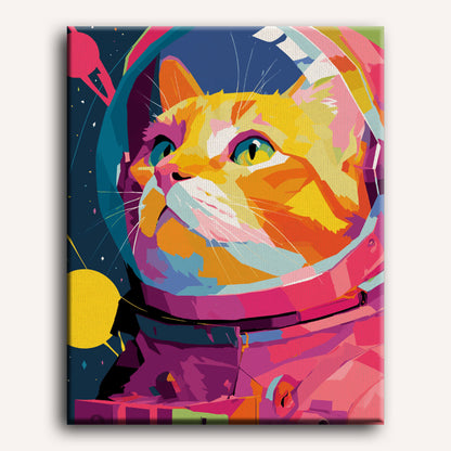 Cosmic Cat | Paint by Number
