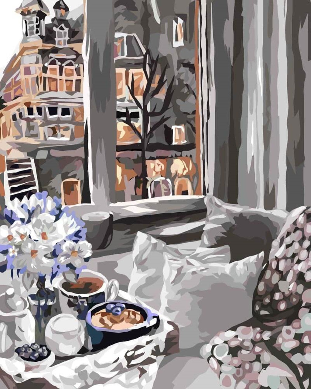 Cozy Room | Paint by Numbers-Paint by numbers