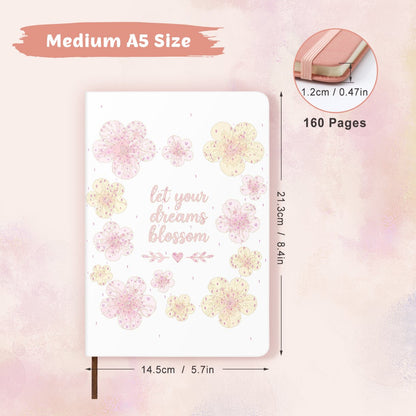 Paint by Number Notebook - Tropical Blossoms
