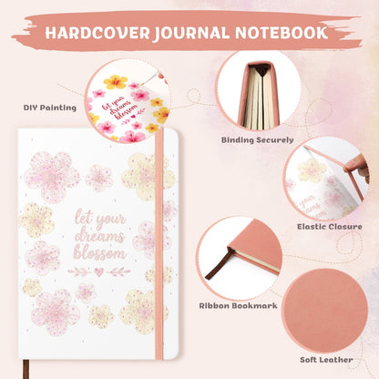 Paint by Number Notebook - Lemon Bows