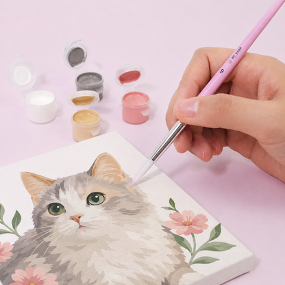 Premium Pink Brush Set | 6 Pieces