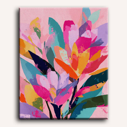 Electric Petals | Paint by Number