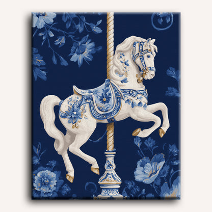 Elegant Carousel | Paint by Number