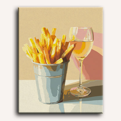 Fancy Fries | Paint by Number