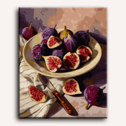 Figs plate | Paint by Number