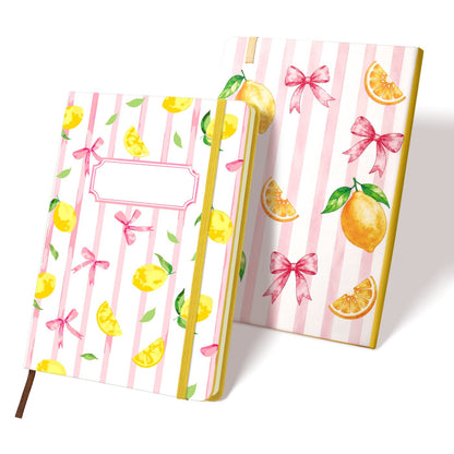 Paint by Number Notebook - Lemon Bows