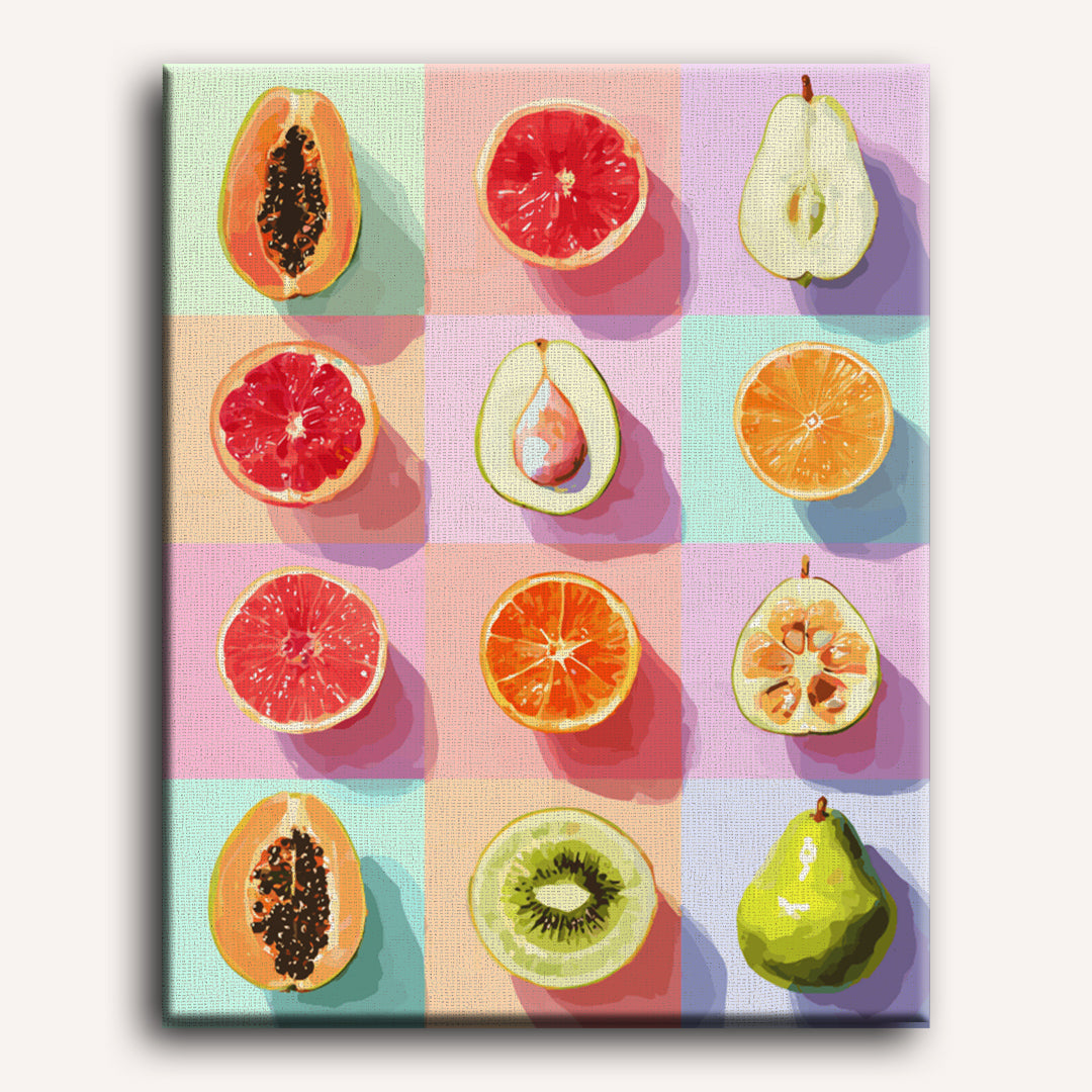 Fruit Mosaic | Paint by Number