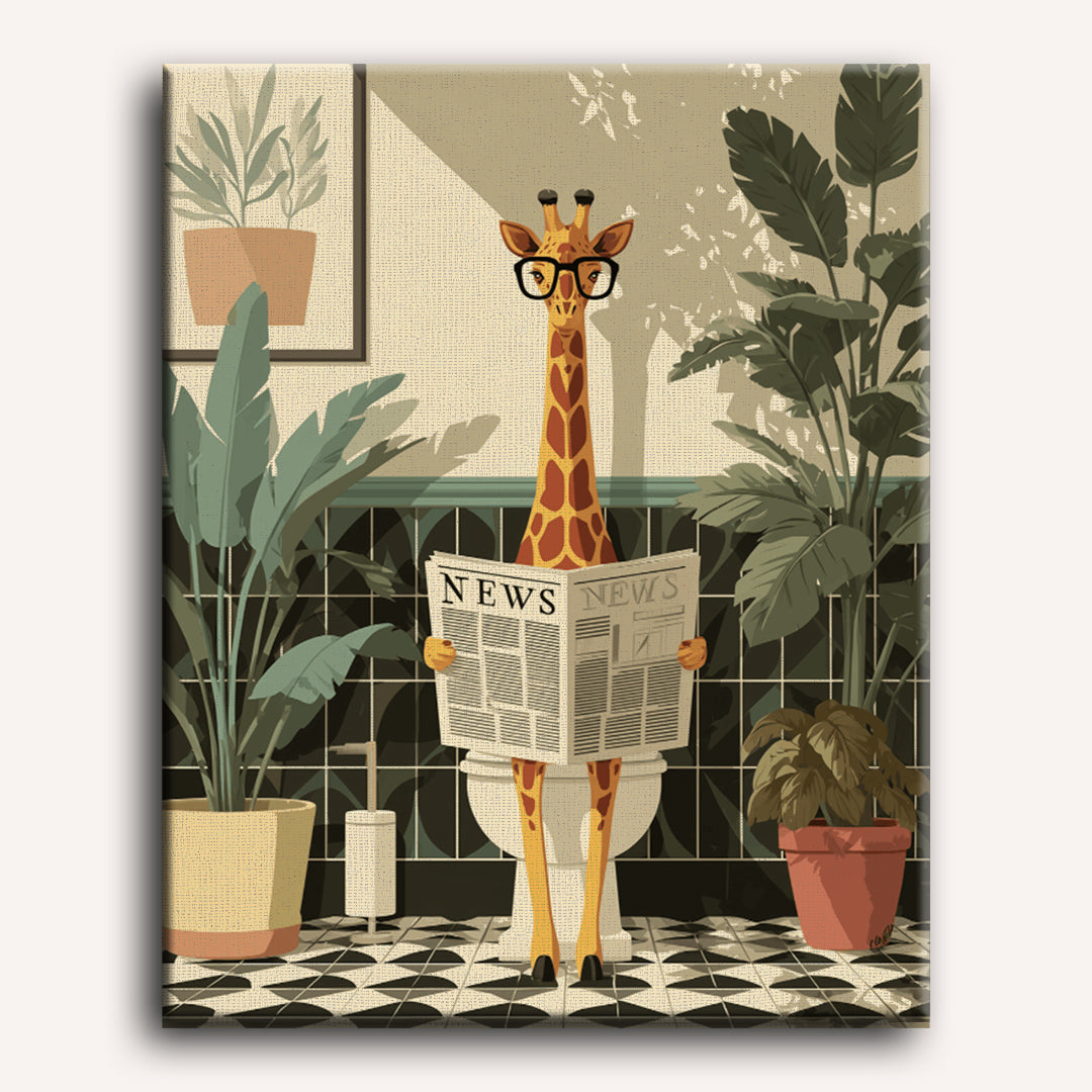 Nouvelles des Girafes | Peinture par numéros
