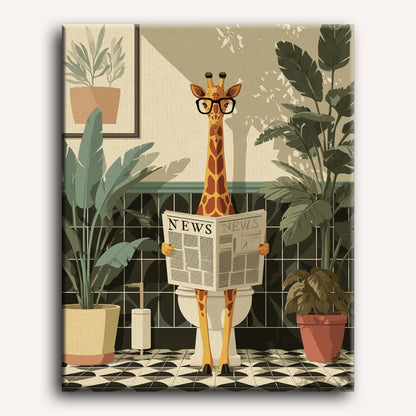 Nouvelles des Girafes | Peinture par numéros