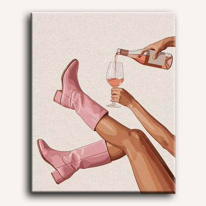 Girl`s time | Paint by Number