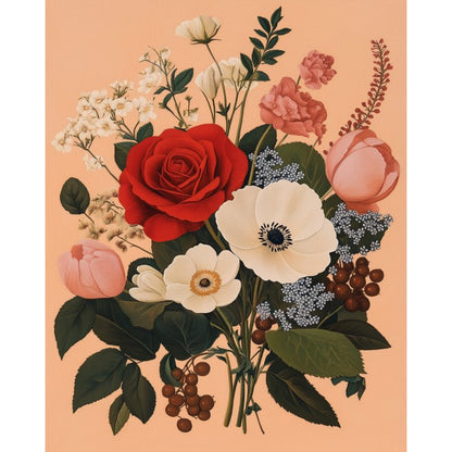 Beautiful bouquet of flowers | Paint by Numbers-Paint by numbers