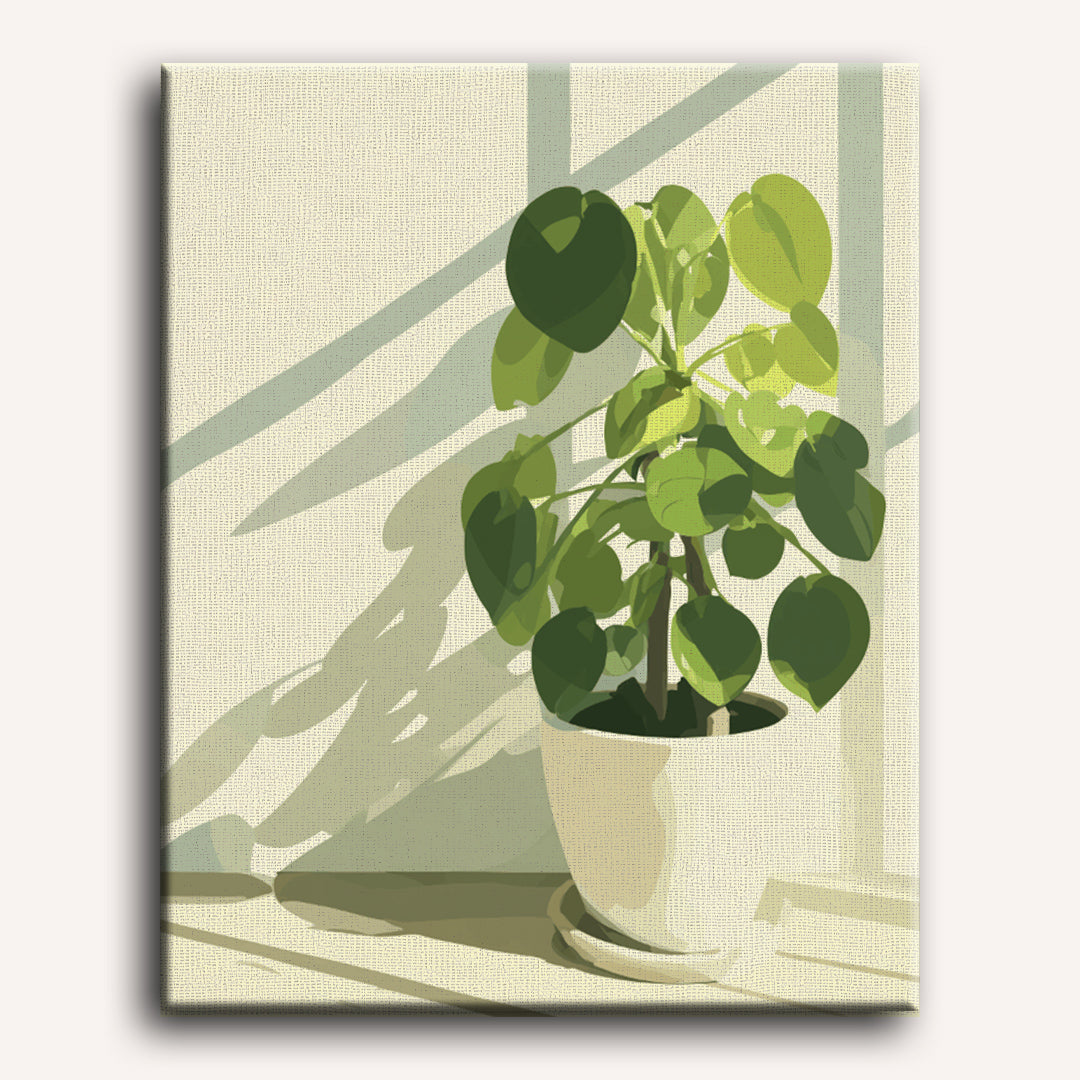 Green Minimalism | Paint by Number