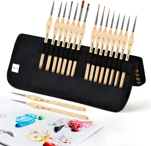 Luxury Brush Set – 15 Pieces + Case