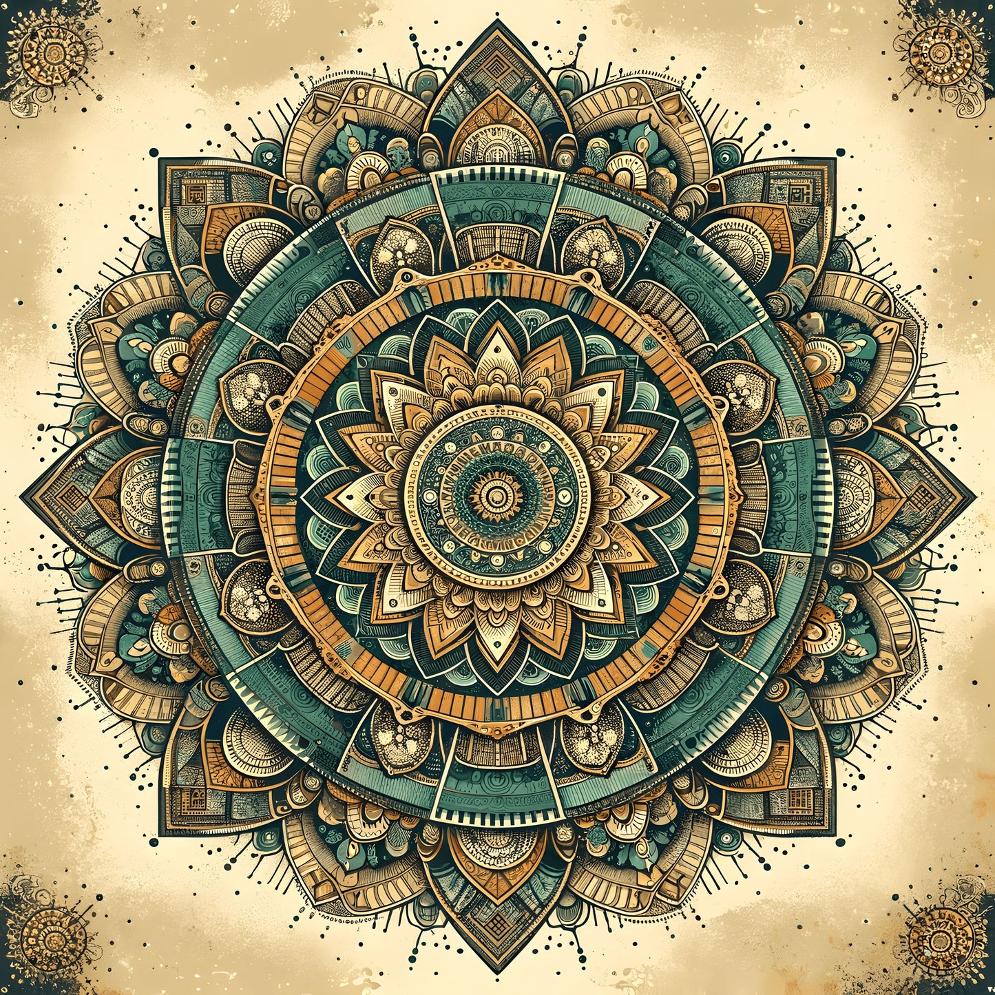 Antique Mandala - Diamond Painting