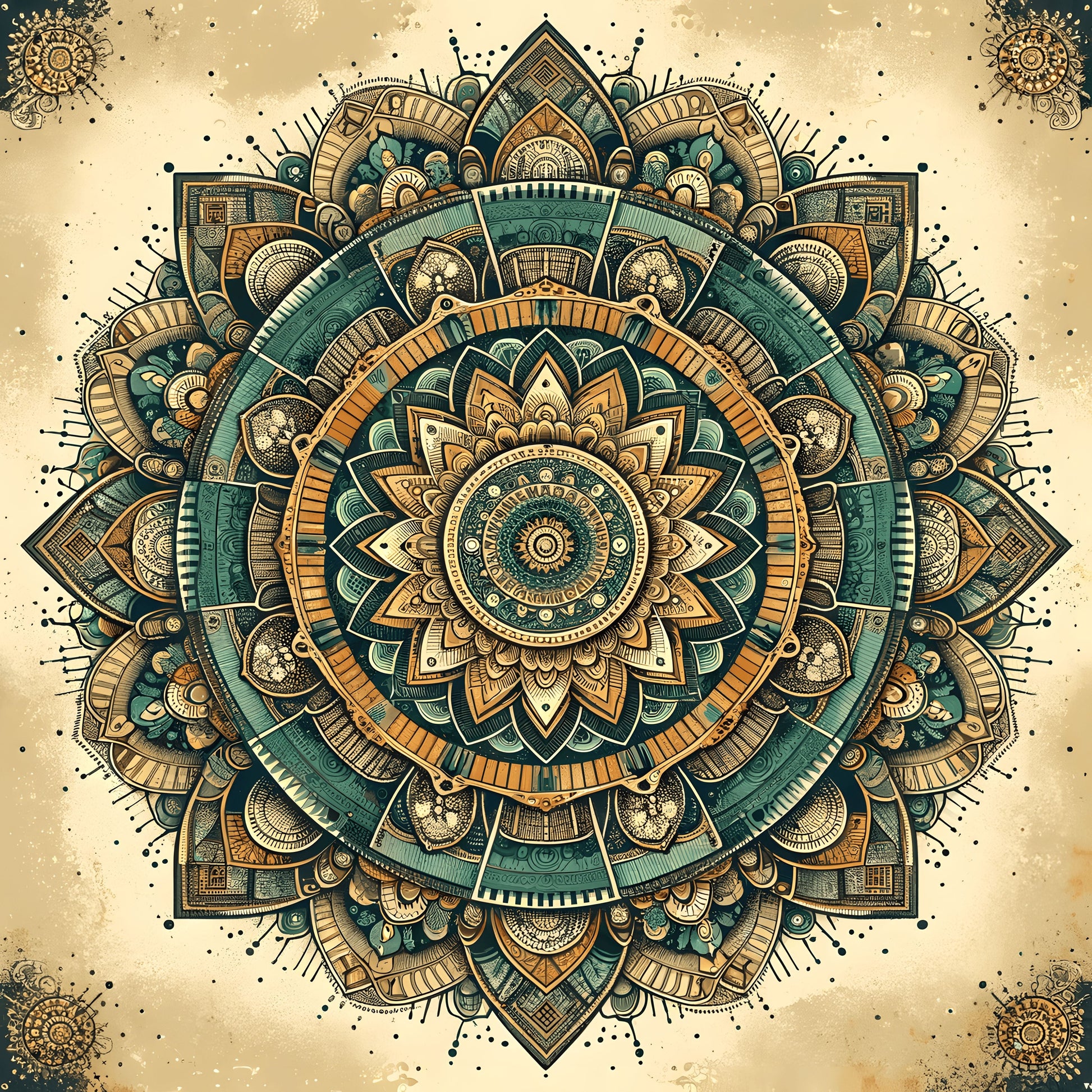 Antique Mandala - Diamond Painting