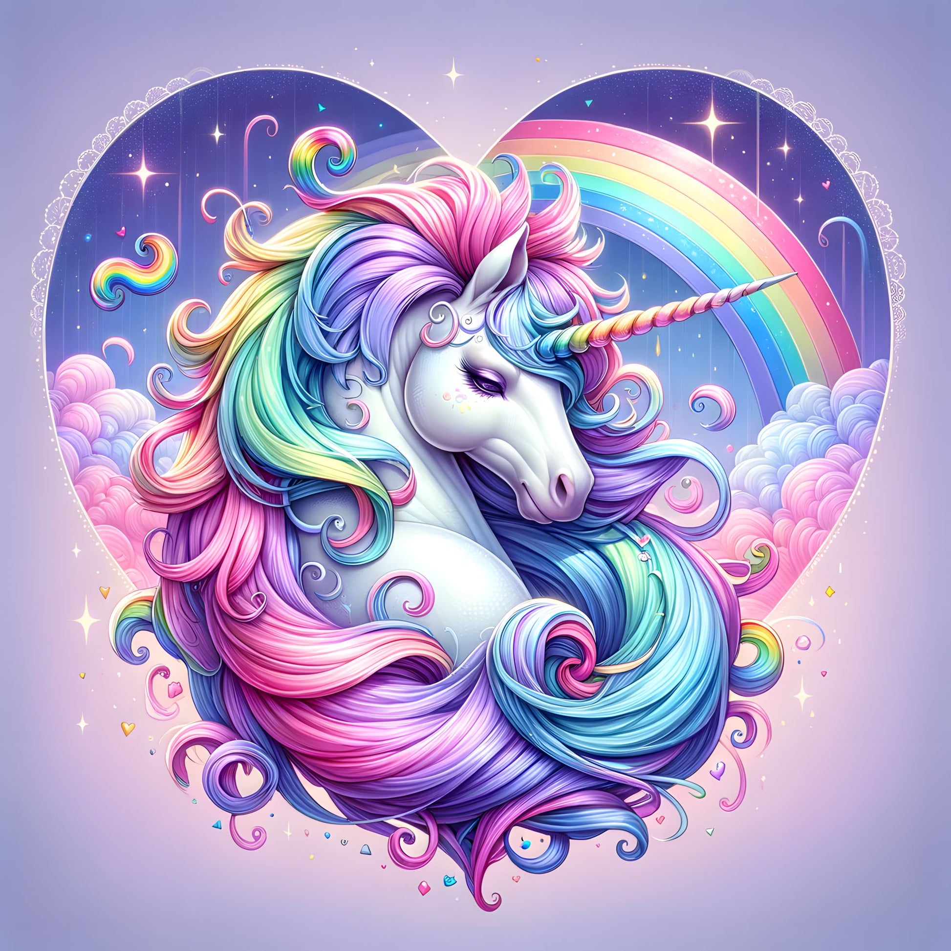 Colorful Unicorn - Diamond Painting
